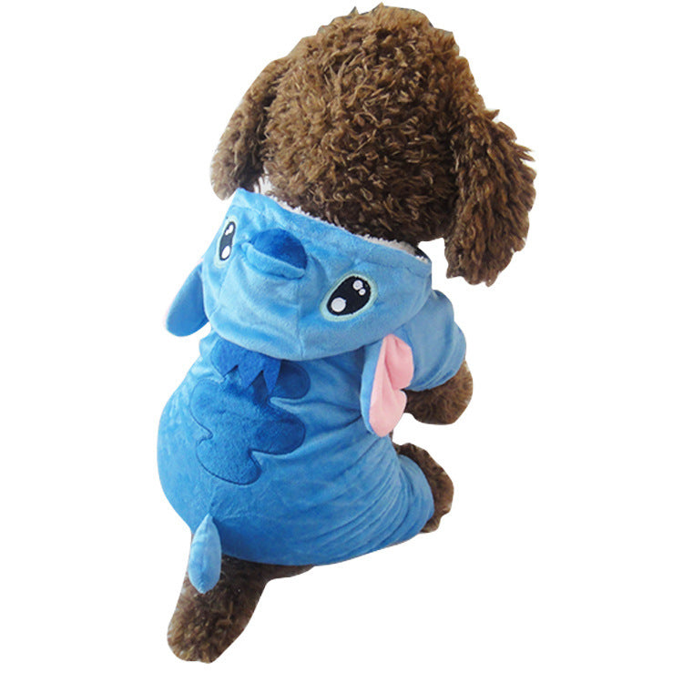 Four-Legged Teddy Dog Clothes for Pets